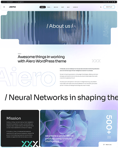 AI Agency & Technology NextJs Template