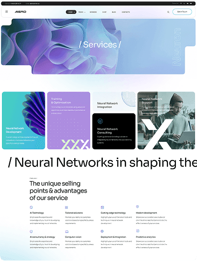 AI Agency & Technology NextJs Template
