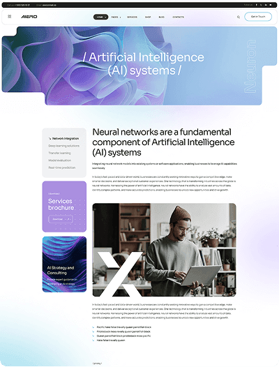 AI Agency & Technology NextJs Template